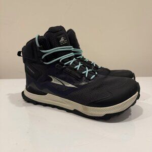 Altra Women's Lone Peak ALL-WTHR Mid 2 Size 7.5 Blue/White hiking shoes/boots